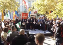 Samorządowy protest „Tylko Ciemność” w Warszawie